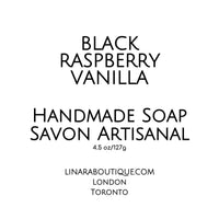 Black Raspberry Vanilla Handmade Soap Bar