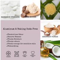 Natural Deodorant│Paraben Free│Aluminum Free│Baking Soda Free │Vegan│Cruelty Free│Unisex Scent │Sensitive Skin│Absorbs Wetness│Blocks Odours│90g (3oz) Handmade in Canada
