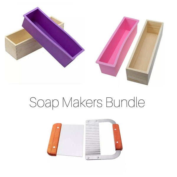 Soap Makers Bundle with 2 Mold and 2 Cutters